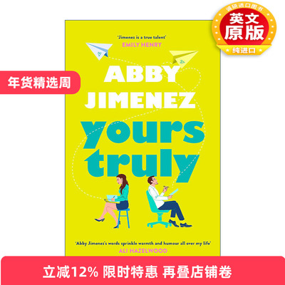英文原版 Yours Truly 我 鄙人 都市爱情流行小说 英文版 进口英语原版书籍