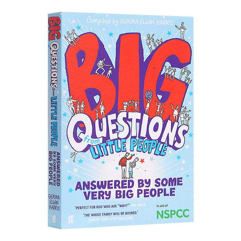 英文原版 Big Questions From Little People 孩子提问题 大师来回答1 儿童亲子共读趣味科普文学 英文版 进口英语原版书籍