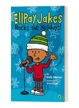 英文原版 Ellray Jakes 07 EllRay Jakes Rocks the Holidays 埃雷·杰克系列7 埃雷·杰克的假期棒极了 儿童社交友谊小说 英文版