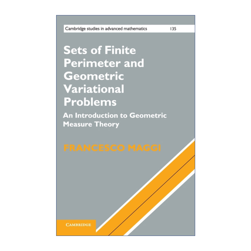 英文原版 Sets of Finite Perimeter and Geometric Variational Problems有限周长集合与几何变分问题 剑桥高等数学研究系列 精装