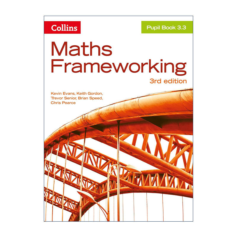 英文原版 Collins Maths Frameworking KS3 Maths Pupil Book 3.3 柯林斯英国初三数学学生用书3 第三版 英文版 进口英语原版书籍