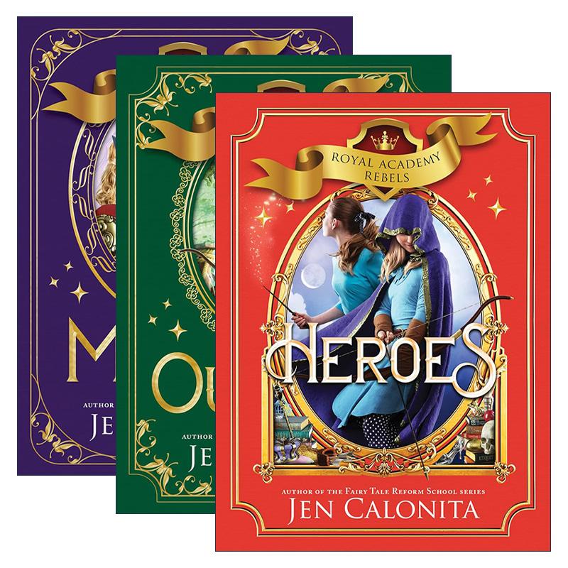 英文原版 Royal Academy Rebels 皇家学院叛军系列1-3册 儿童奇幻童话小说 Jen Calonita 英文版 进口英语原版书籍