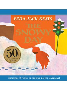 英文原版 The Snowy Day 下雪天 50周年纪念精装收藏版 凯迪克金奖 艾兹拉·杰克·季兹 英文版 进口英语原版书籍