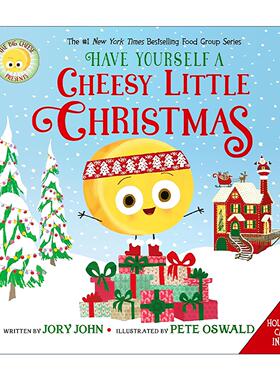 英文原版 The Big Cheese Presents Have Yourself a Cheesy Little Christmas 大芝士节日版 含15张节日卡 圣诞节 精装绘本英文版