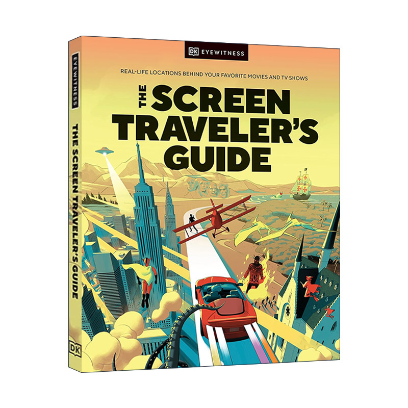英文原版 The Screen Traveler's Guide 银幕旅行者指南 DK电影和电视节目背后的真实场景 精装 英文版 进口英语原版书籍