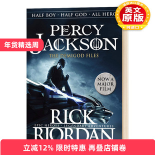 英文原版小说 Percy Jackson The Demigod Files 波西杰克逊 缺爱的半神 电影封面 科幻故事 英文版 进口英语原版书籍