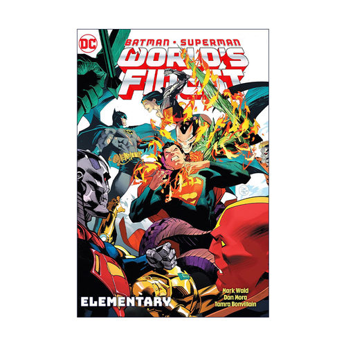 英文原版 Batman Superman World's Finest 3 Elementary 蝙蝠侠超人世界拍档系列3 基础 DC漫画 精装 进口英语原版书籍