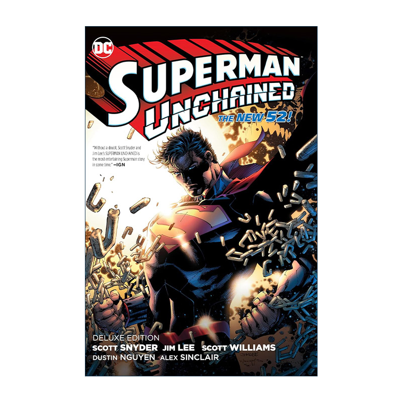 英文原版 Superman Unchained The Deluxe E