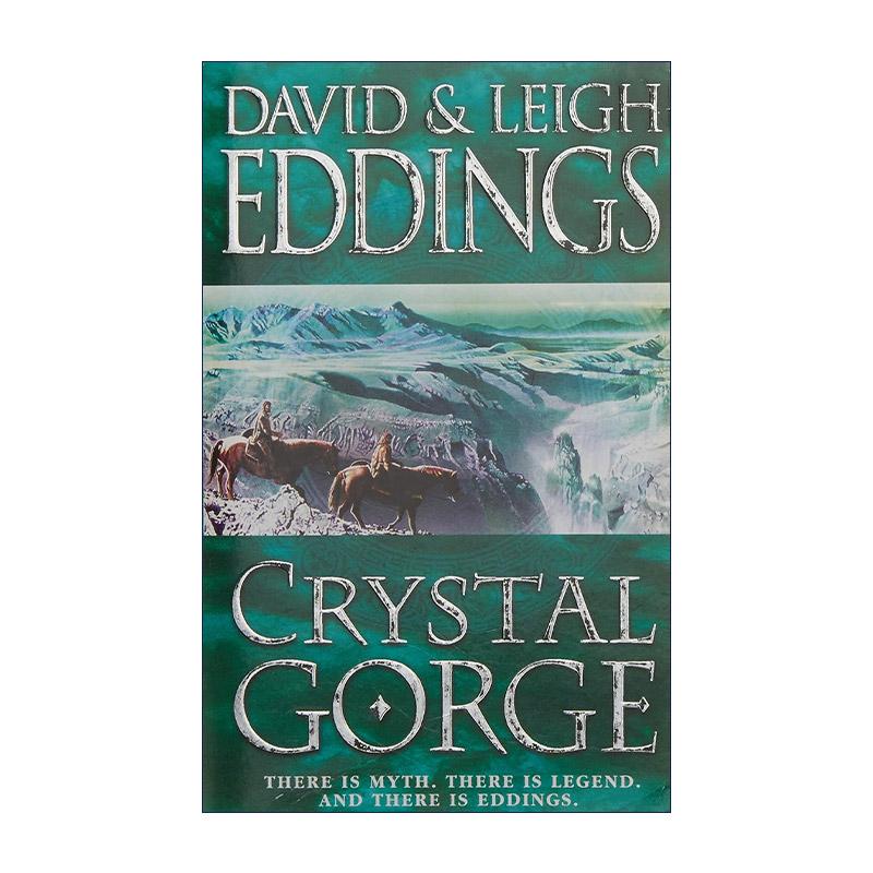 英文原版 Crystal Gorge 沉睡之神3 水晶峡谷 大卫·艾丁斯奇幻小说 圣石传奇系列作者 英文版 进口英语原版书籍