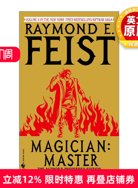 英文原版 Magician Master 魔法师的大师 魔法圣战系列2 时空裂隙之战 奇幻小说 Raymond E. Feist 英文版 进口英语原版书籍