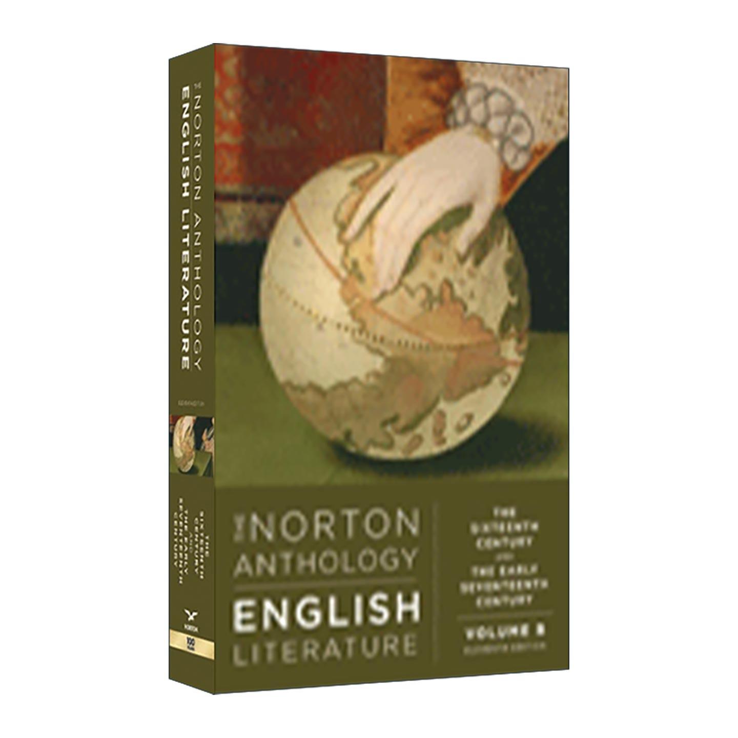 英文原版 The Norton Anthology of English Literature Vol.B 诺顿英国文学精选集 第11版 卷B 十六世纪到十七世纪早期 英文版