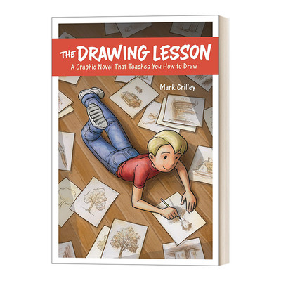 英文原版 The Drawing Lesson 看漫画学画画 快速入门的九堂必修课 美国著名漫画家Mark Crilley 英文版 进口英语原版书籍