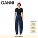 GANNI女装 Stary高腰宽松锥形休闲牛仔裤 J1146568