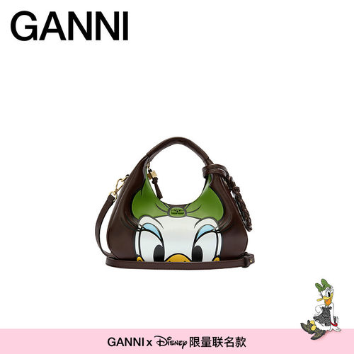 【GANNI x Disney】趣味黛丝图案BOU BAG手拎包手袋 B2070098901