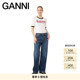 GANNI女装 T3433135 舒适T恤衫 白logo款 修身