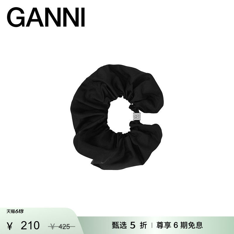【惊喜首降】GANNI女士 优雅简约时尚精致发绳发圈配饰 A6844099
