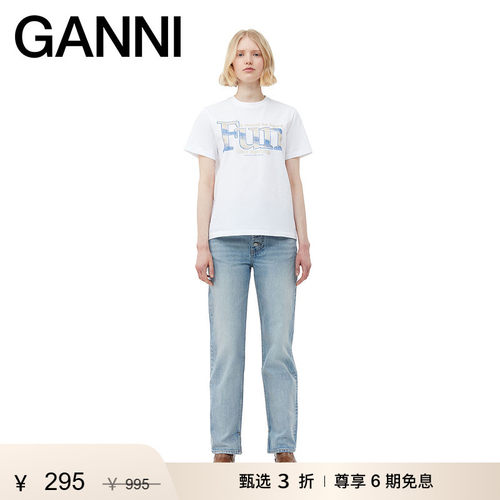 字母系列短袖GANNI印花