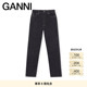 GANNI女装 Cutye蓝色高腰口袋配饰牛仔裤 J1143677