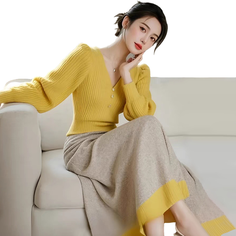 名媛气质感休闲套装女