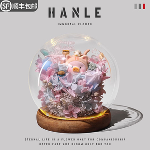 52TOYS罐头猪lulu猪猪咪 饰品桌面摆件礼物 盲盒潮玩手办永生花装