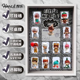 POPMART泡泡玛特 HIRONO小小的使坏系列小野盲盒场景展示盒礼物