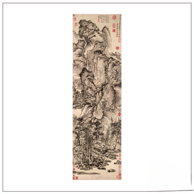 11元王蒙青卞隐居图古代名画