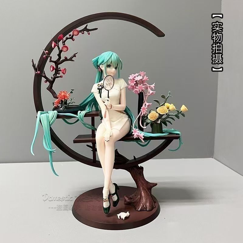 现货直发 初音未来旗袍韶华手办周边 国风模型二次元摆件生日礼物
