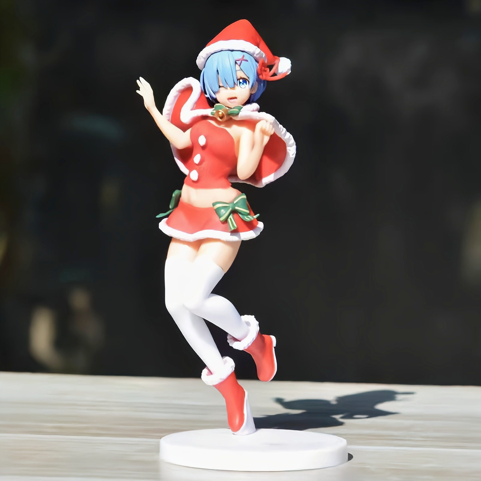 从零开始的异世界生活圣诞服蕾姆手办美少女模型玩具机箱桌面摆件