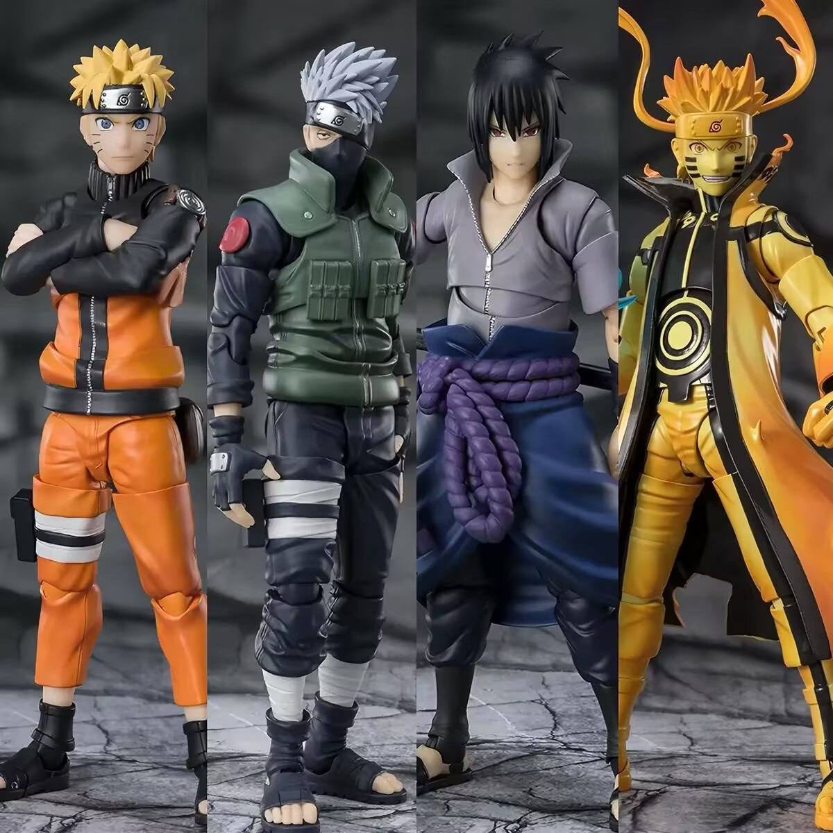 火影忍者手办 SHF iguarts 可动 鸣人 卡卡西 佐助 带土 周边模型图片