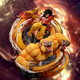 七龙珠手办超四龙拳悟空桃红贝吉塔布罗利一番赏模型扭蛋盲盒摆件