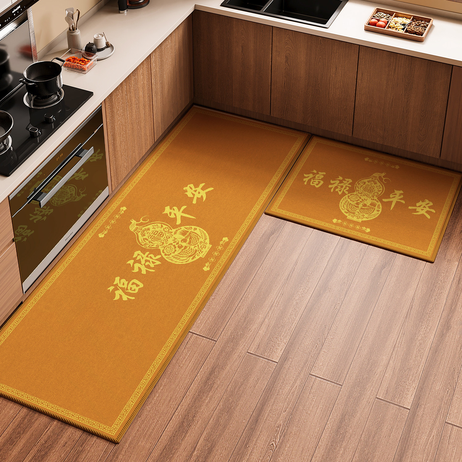 马年新款厨房地垫长条转角专用吸水地毯可擦洗比利时绒防滑脚垫子,居家布艺,厨房地垫,淘宝优惠券,粉丝福利购,淘宝优惠卷