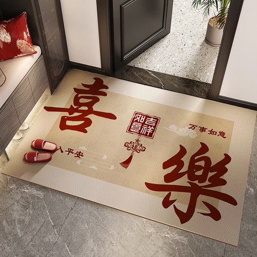 轻奢高级感入户门地垫进门口家用