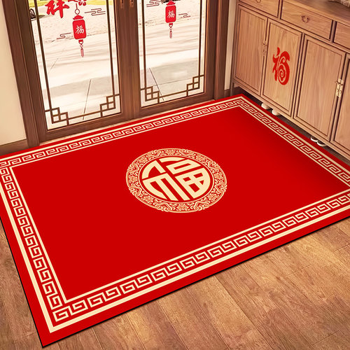 新年入户门地垫乔迁喜庆硅藻泥