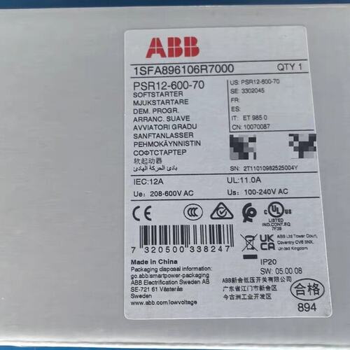 议价B软启动器PSR1PSR3PSR6