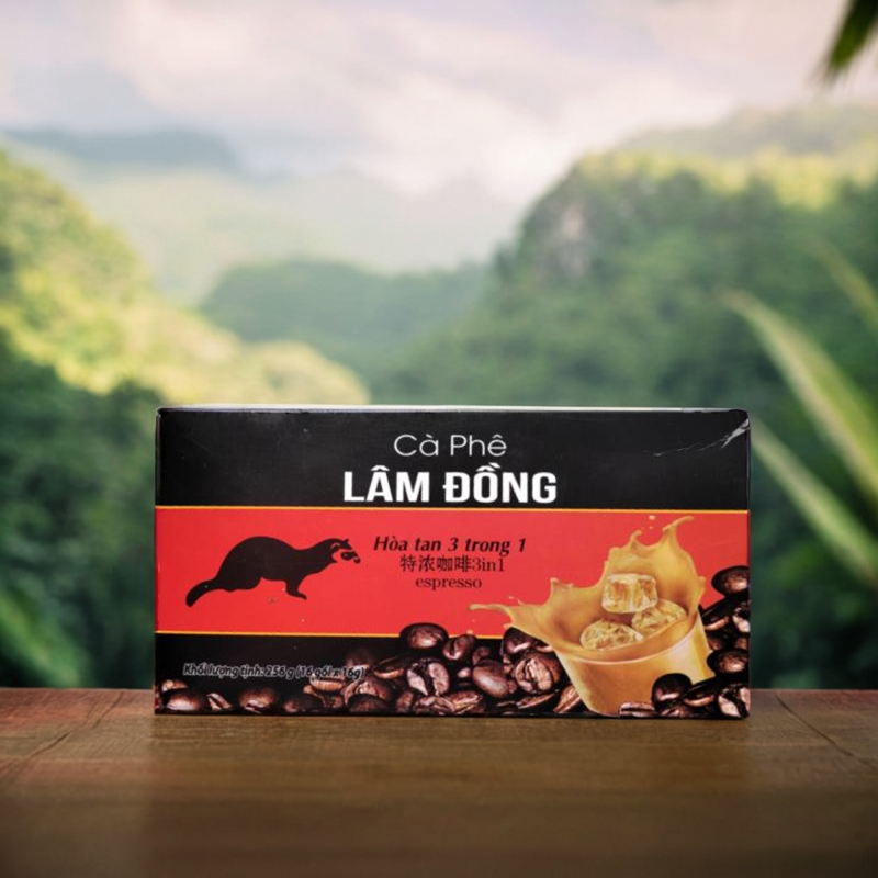 进口LAMDONG三合一猫屎味咖啡