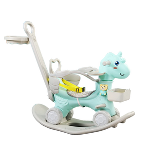 木马儿童摇马宝宝玩具一周岁生日礼物摇摇车两用婴儿摇椅摇摇马