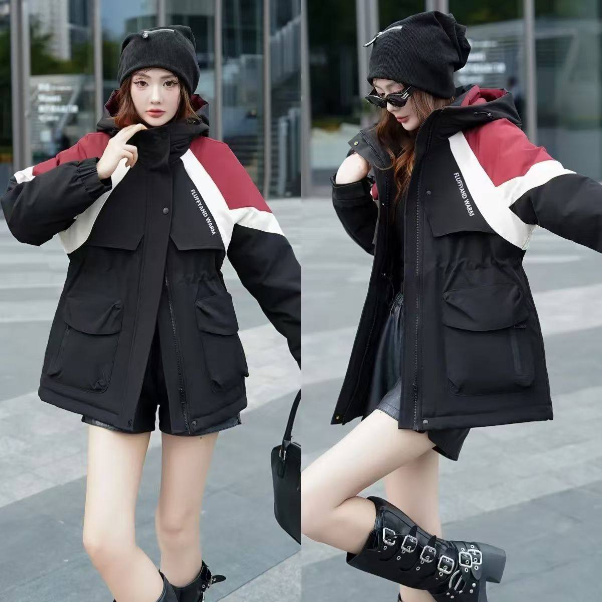 新款工装冲锋棉服2025连