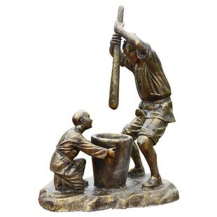 户外农耕主题文化人物仿铜玻璃钢摆件公园商业街景观小品酒店软装