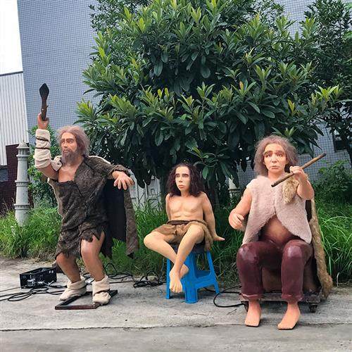 机械基模电动硅胶疯狂原始人部落设计摆件泥人模型公园摆件美陈.,玩具/童车/益智/积木/模型,仿真/动物玩偶,淘宝优惠券,粉丝福利购,淘宝优惠卷