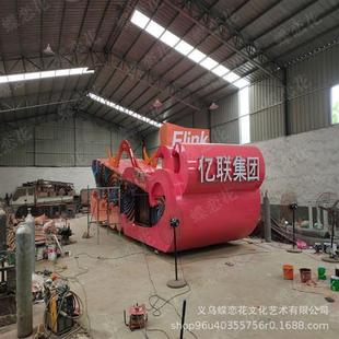 元宵游街习俗主题花车巡游打造灯会公司发光彩车装饰道具