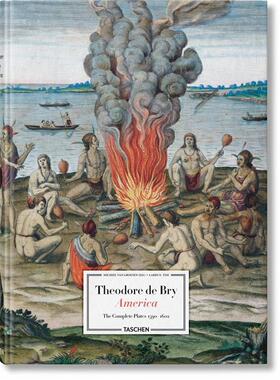 现货Theodore de Bry. America 西奥多·德·布雷:美国 版画北美洲城市风俗绘画画像画集艺术画册
