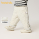 巴拉巴拉balaOne宝宝棉裤 甜美 冬2025新款 加绒保暖弯刀裤 女童长裤