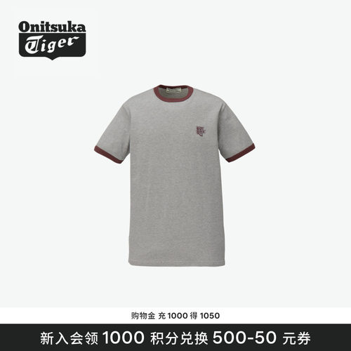 Onitsuka Tiger鬼塚虎 GRAPHIC TEE男女款亲子圆领短袖T恤