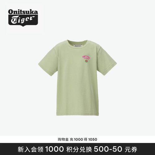 Onitsuka Tiger鬼塚虎KIDS GRAPHIC TEE儿童圆领短袖T恤