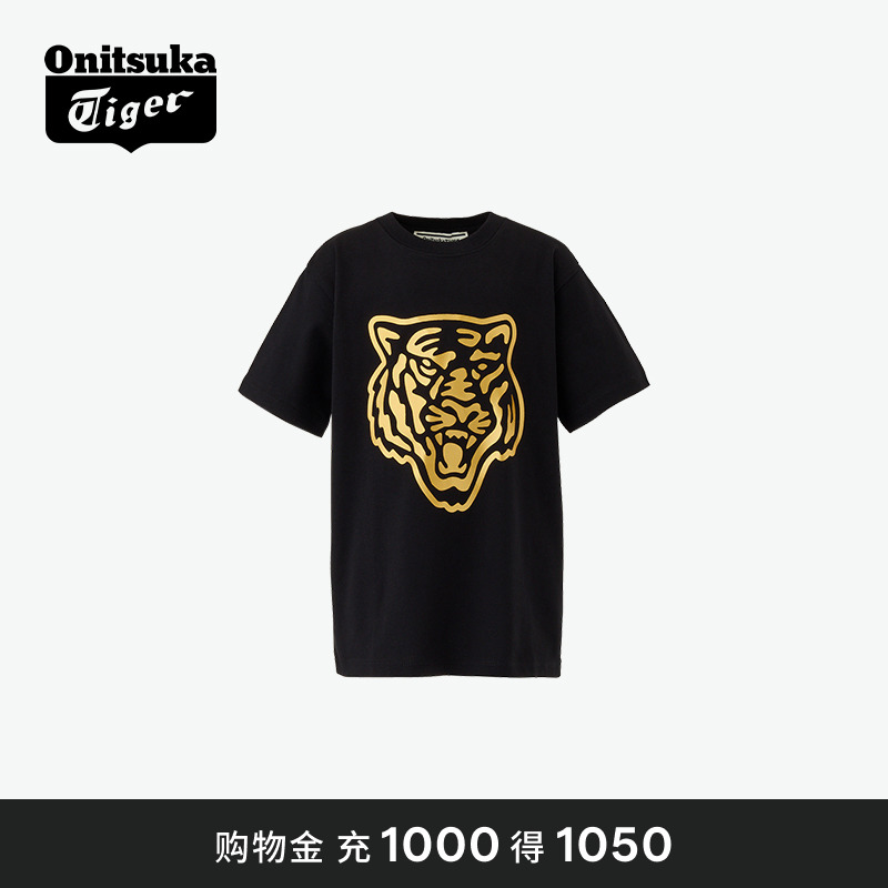 OnitsukaTiger印花潮流休闲短袖