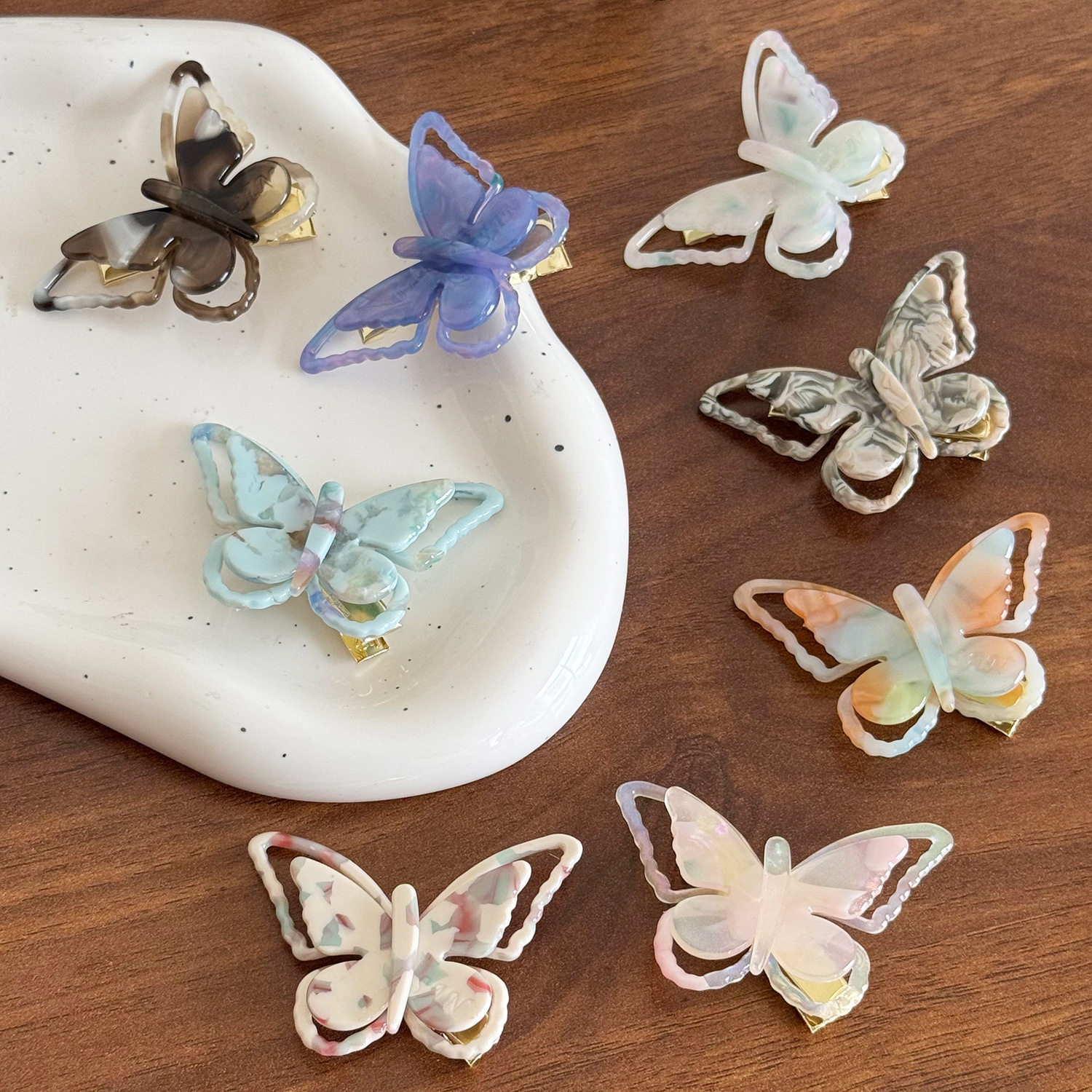 法式梦幻鸭嘴夹甜美百搭醋酸蝴蝶发夹高颜值刘海夹高级感侧边夹子,饰品/流行首饰/时尚饰品新,发饰,淘宝优惠券,粉丝福利购,淘宝优惠卷