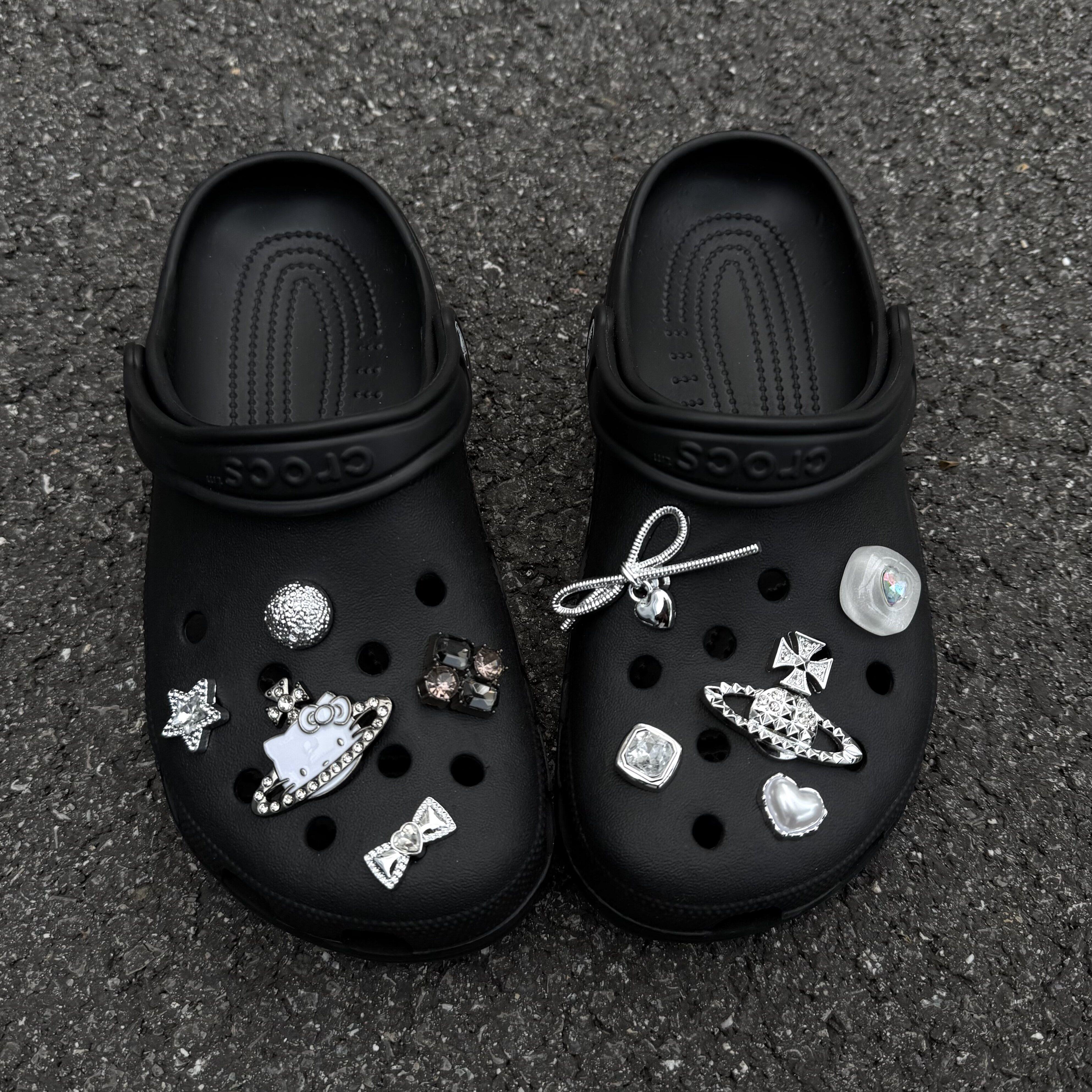 黑洞甜心适配玛丽珍crocs鞋扣