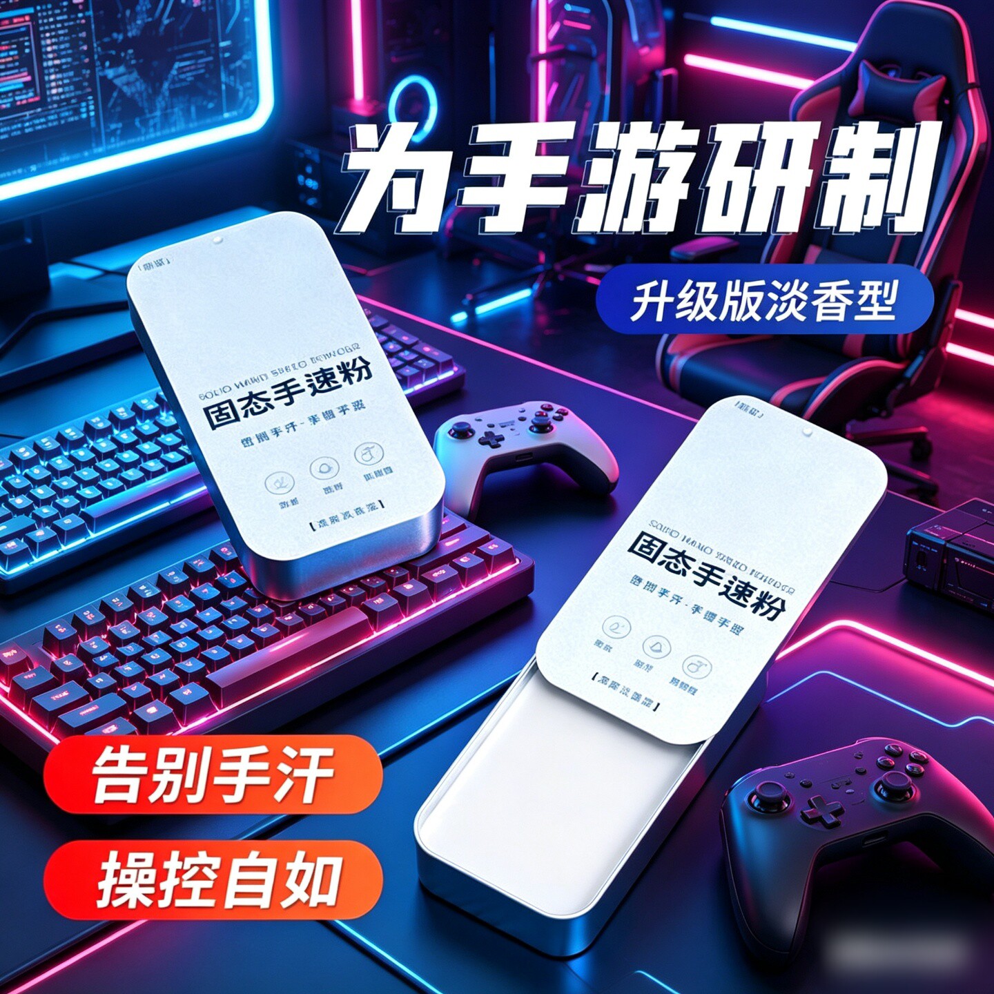 电竞手速粉手指套防滑防汗