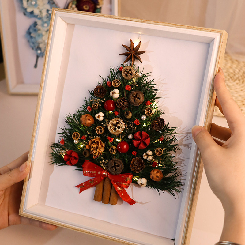 10寸发光圣诞树相框材料包创意数字造型干果手工相框团价沙龙套餐,家居饰品,DIY亲子装饰画,淘宝优惠券,粉丝福利购,淘宝优惠卷