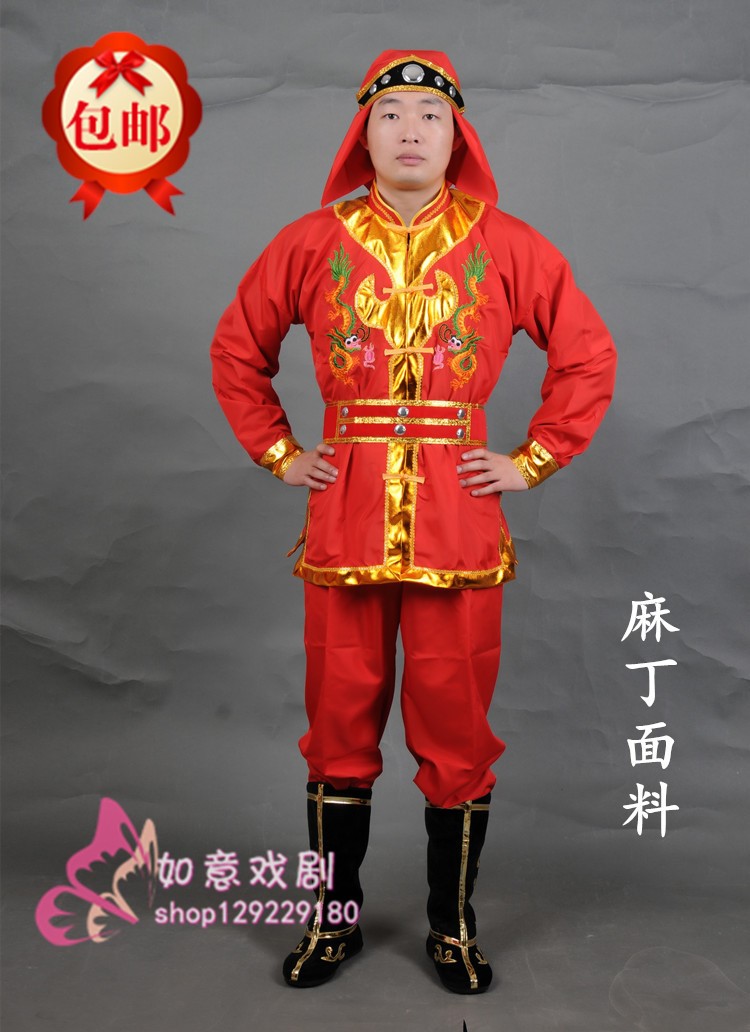 舞龙服装女男士打鼓服装演出服婚庆腰鼓服现代龙灯舞狮威风锣鼓服